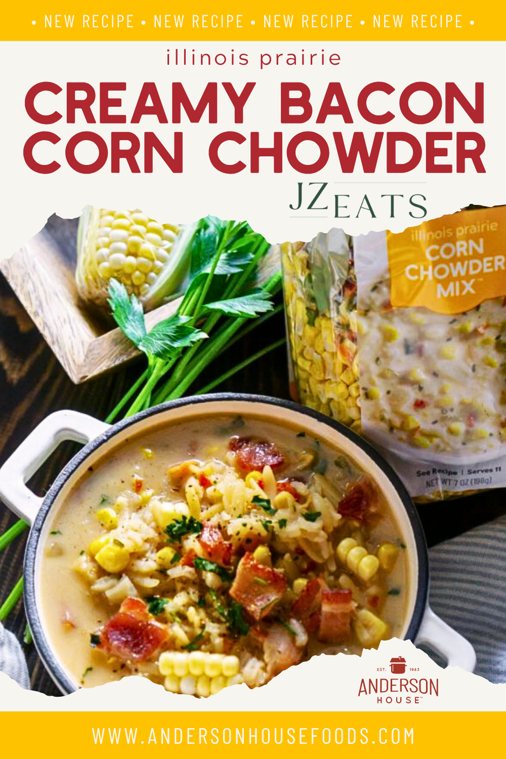 Creamy Bacon Corn Chowder Recipe