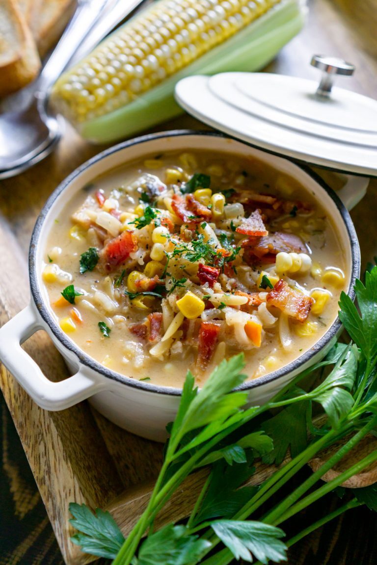 Creamy Bacon Corn Chowder Recipe