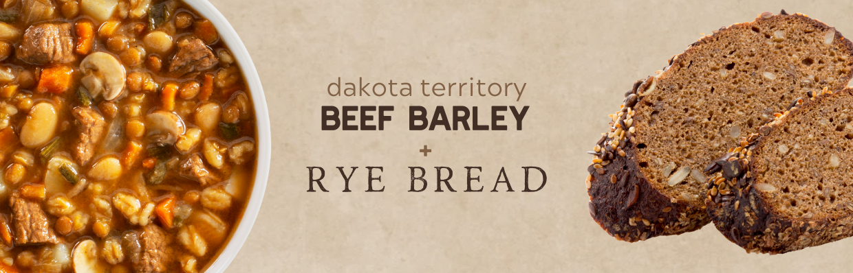 Dakota Territory Beef Barley + Rye Bread