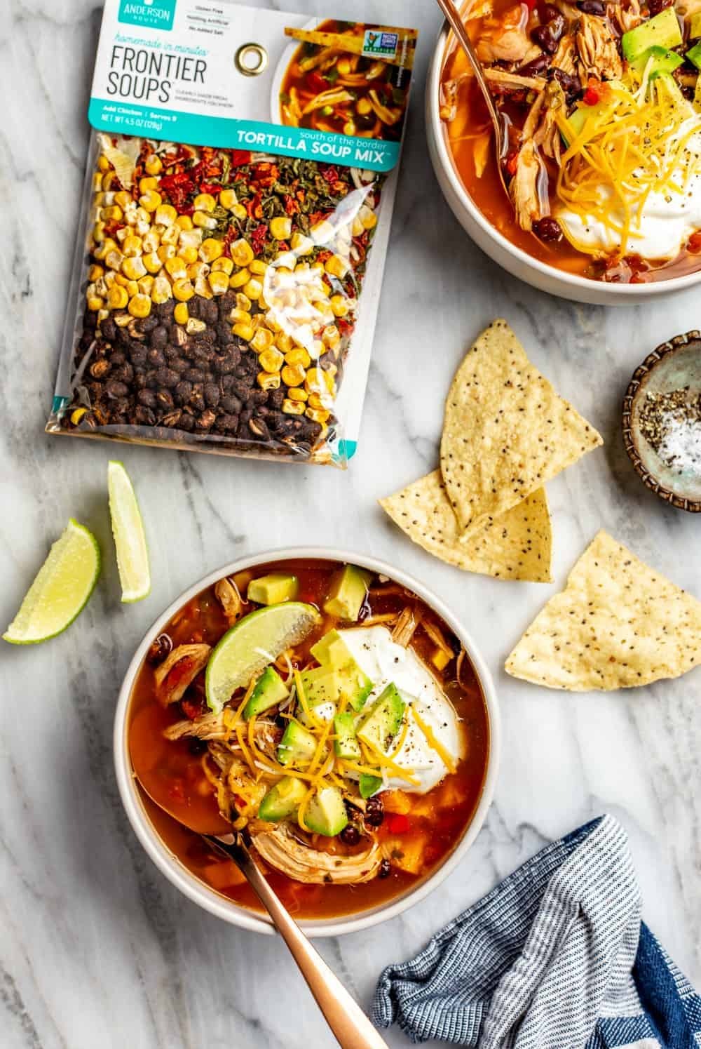 EASY CHICKEN TORTILLA SOUP