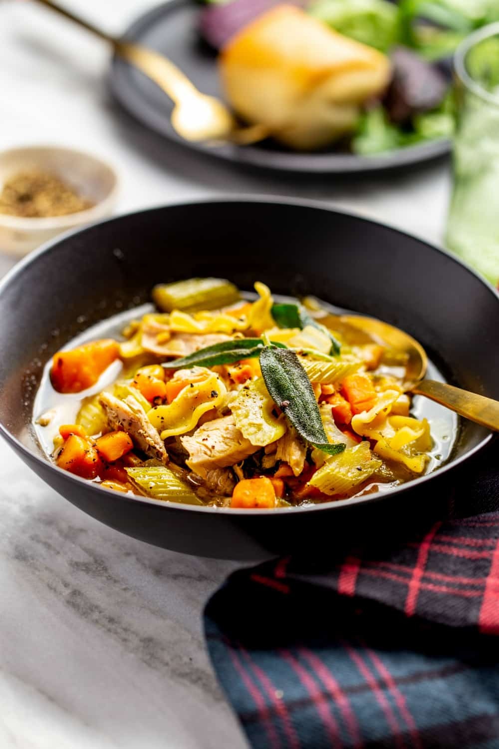 Leftover Turkey Noodle Soup