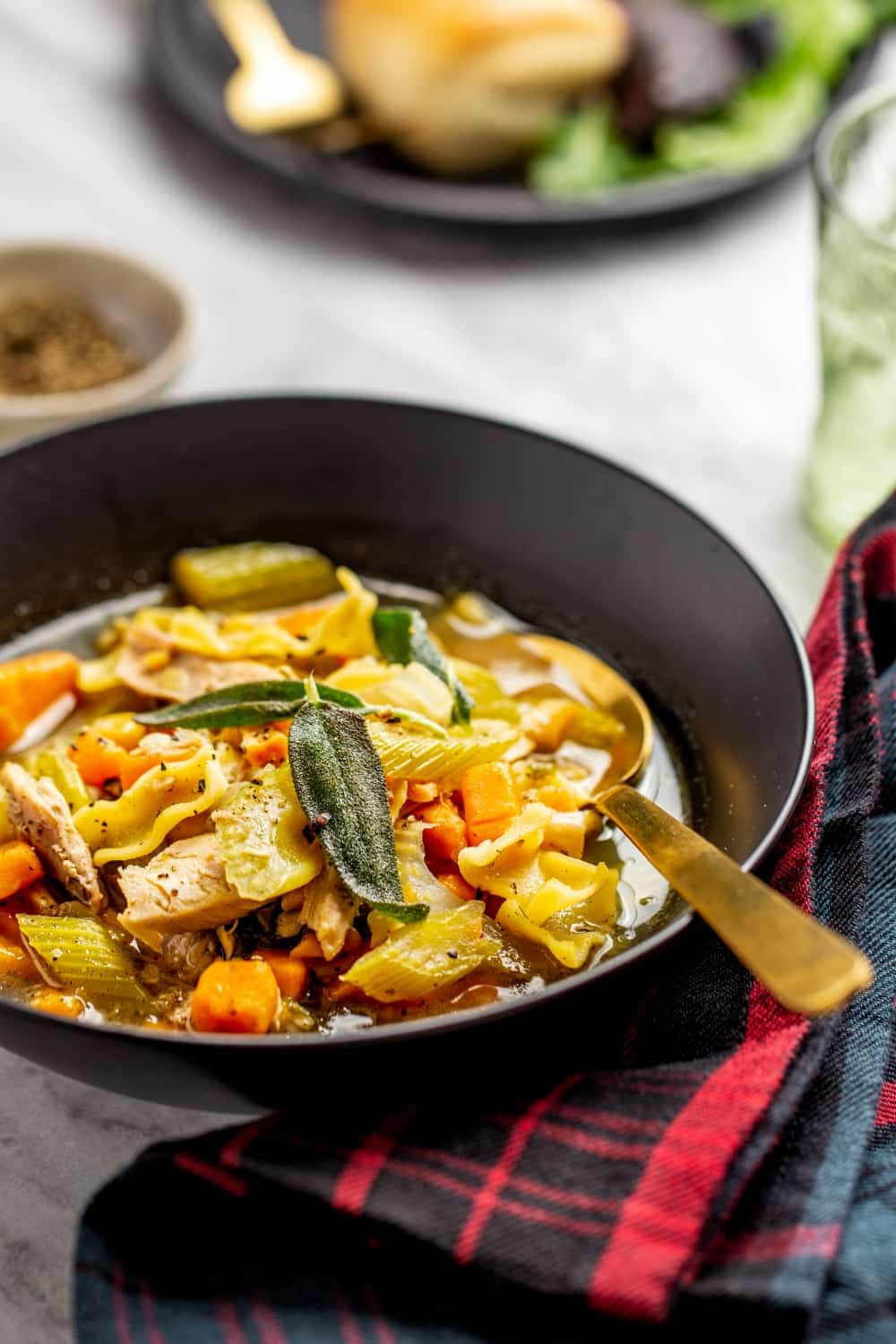 Leftover Turkey Noodle Soup